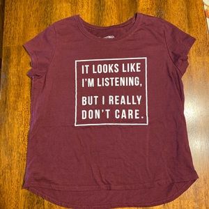 Fresh laundry short sleeve T-shirt. Size medium